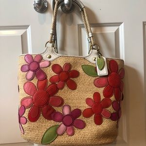 Coach Floral Purse / Weekender